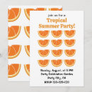 Search for orange fruit invitations Tropical