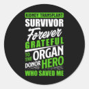 Search for organ donor stickers Survivor