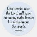 Search for give thanks to the lord stickers Christian