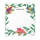 Search for tropical animal notepads Nature