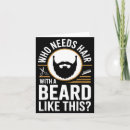 Search for beard cards Men