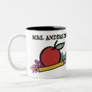 Search for pencil mugs Red apple