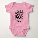 Search for girly skull baby clothes Cute