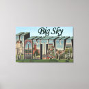 Search for big sky canvas prints Montana