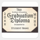 Search for certification stickers Graduation