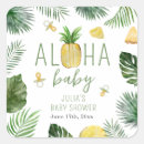 Search for aloha baby shower stickers Palm leaves