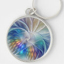Search for rainbow rounded key rings For her