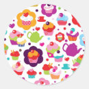 Search for cup cake stickers Candy