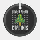 Search for vegan christmas tree decorations Santa claus