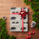 Search for grizzlies wrapping paper Wild animals