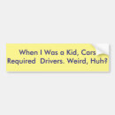 Search for self driving bumper stickers Car