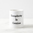 Search for genius mugs Quote