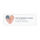 Search for american heart return address labels Patriotic