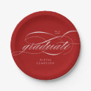 Search for graduation party plates Black
