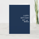 Search for brother birthday cards Simple