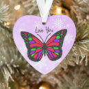 Search for red heart christmas tree decorations Snowflakes