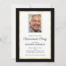 Search for gold retirement party invitations Corporate