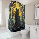Search for black cat halloween shower curtains Feline