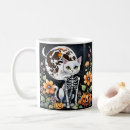 Search for skeleton cat mugs Feline