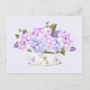 Search for hydrangea postcards Purple