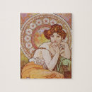 Search for alphonse mucha puzzles Girly