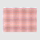 Search for red gingham tissue paper Chequered