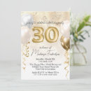 Search for marble 30th birthday invitations Glitter