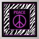 Search for zebra purple posters Black