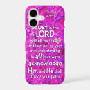 Search for trust in the lord iphone cases Scripture