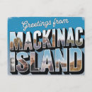 Search for mackinac island michigan postcards Vintage