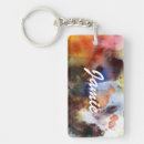 Search for backdrop rectangular key rings Artistic