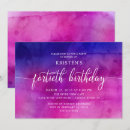 Search for purple 40th birthday invitations Party