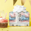 Search for blue truck wrapping paper Retro