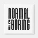 Search for normal magnets Weird