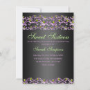 Search for jewel birthday invitations Black