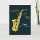 Search for happy birthday saxophone Black