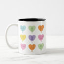Search for conversation heart mugs Valentines