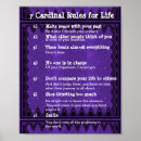 Search for 7 cardinal rules for life posters Wife