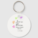 Search for bloom round key rings Bridal shower
