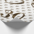 Search for pearl anniversary wedding wrapping paper 30th