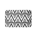 Search for black and white chevron bath mats Modern