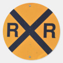 Search for crossing sign stickers Railroad