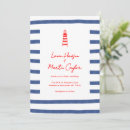 Search for lighthouse wedding invitations Stripes