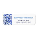 Search for tie dye return address labels Blue