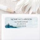Search for blue tree return address labels Elegant