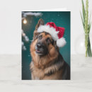 Search for german shepherd christmas cards Festive
