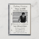 Search for male graduation invitations Black