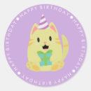 Search for happy birthday cat stickers Thank you