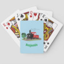 Search for steam train playing cards Railroad