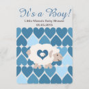 Search for lamb baby boy shower invitations It's a boy